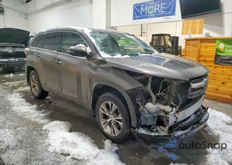 2015 Toyota Highlander Xle from USA, damaged, VIN 5TDJKRFH4FS091537